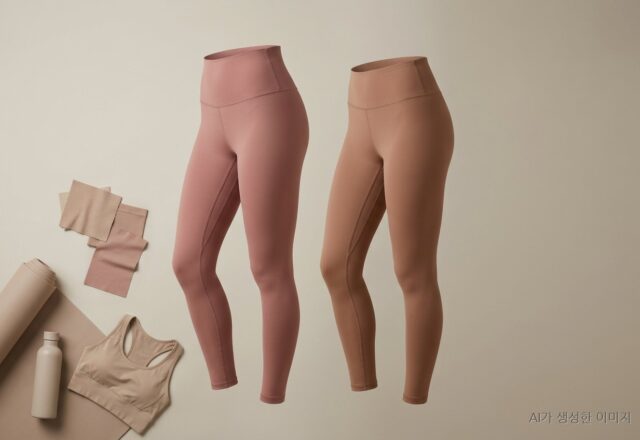 레깅스 허리밴드 - AI로 생성된 이미지입니다